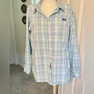 EUC Columbia Plaid Button-Up Shirt. SIZE XL